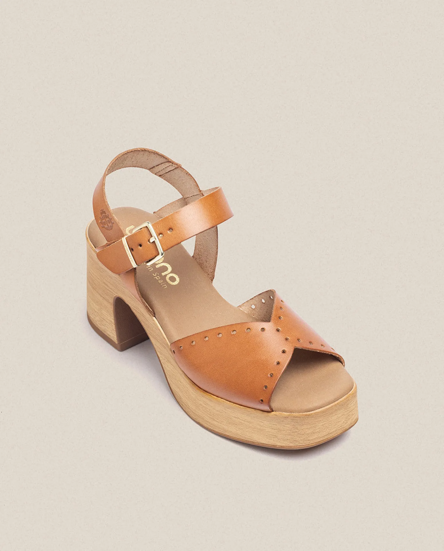 Heeled Sandal BONAI-002 Brown
