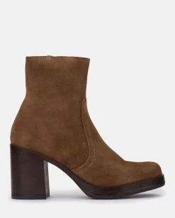 Heeled Shoe KOLIN-001 Brown