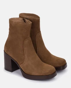 Heeled Shoe KOLIN-001 Brown