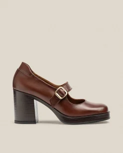 Heeled Shoe KOLIN-010 Brown