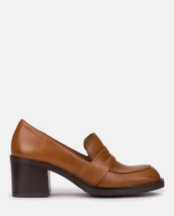 Heeled Shoe LANDAS-001 Brown