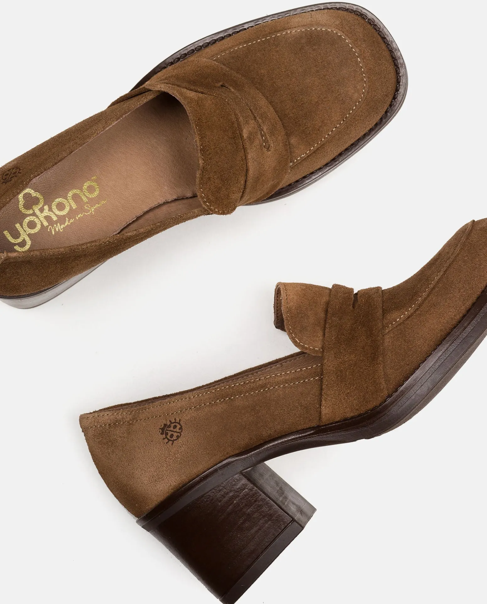 Heeled Shoe LANDAS-001 Brown