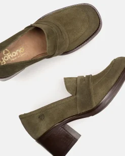 Heeled Shoe LANDAS-001 Green