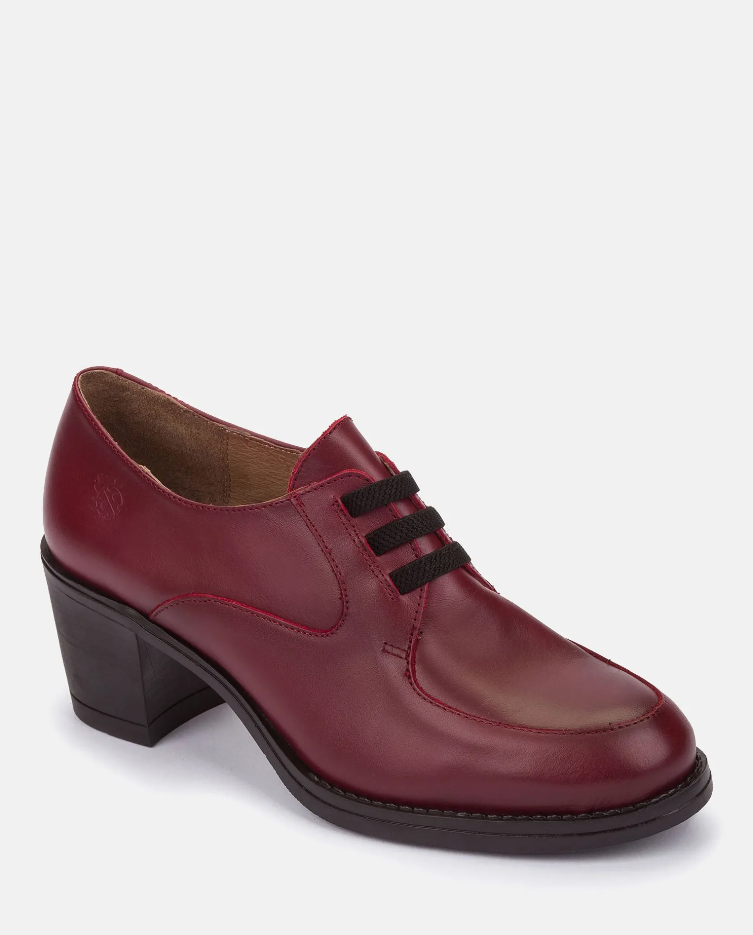 Heeled Shoe LILLE-008 Burgundy
