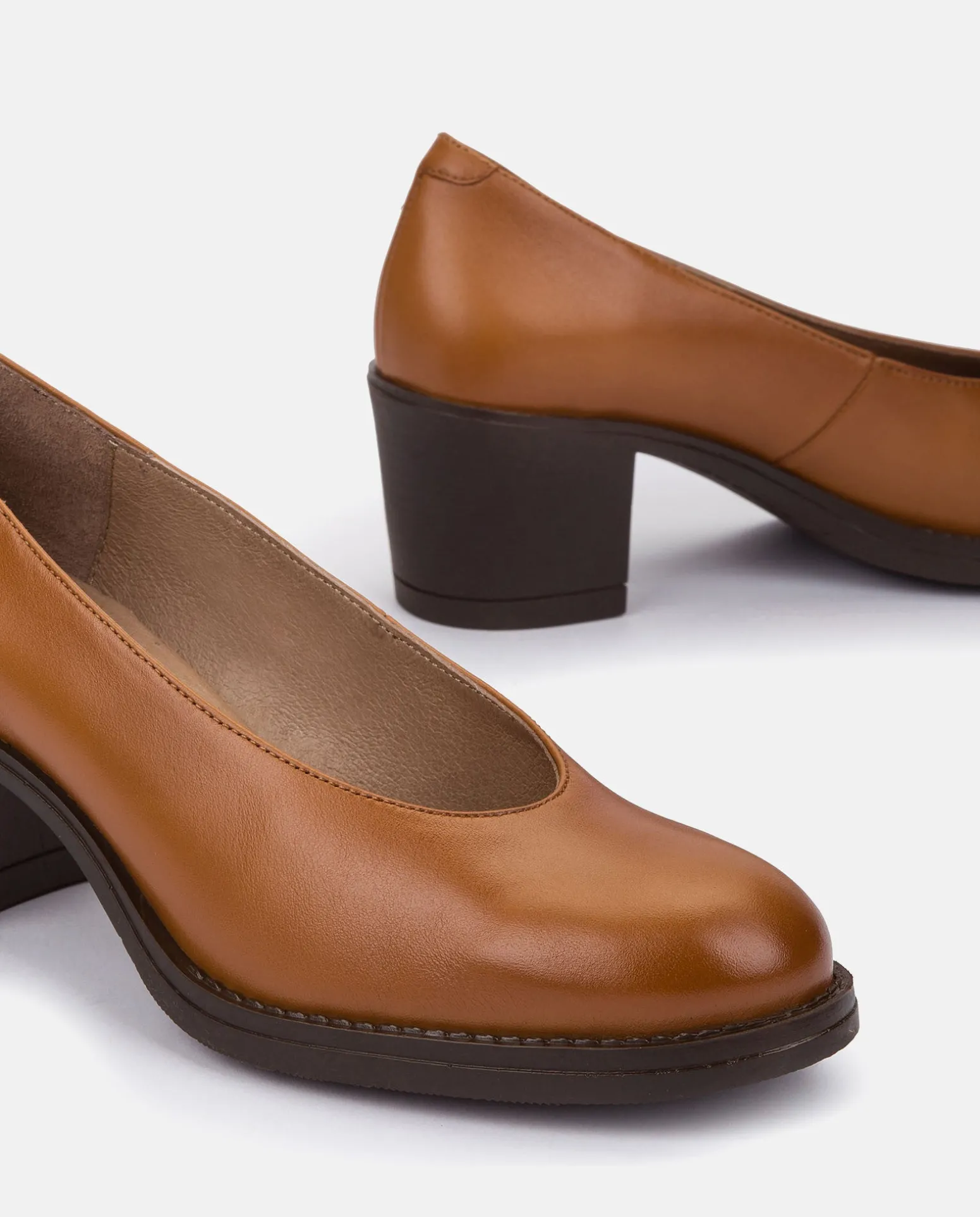 Heeled Shoe LILLE-007 Leather