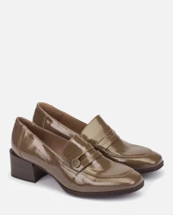 Heeled Shoe NAJAC-001 Brown
