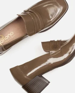 Heeled Shoe NAJAC-001 Brown