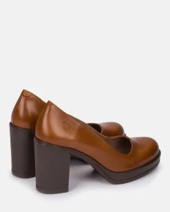 Heeled Shoe PILSEN-007 Leather