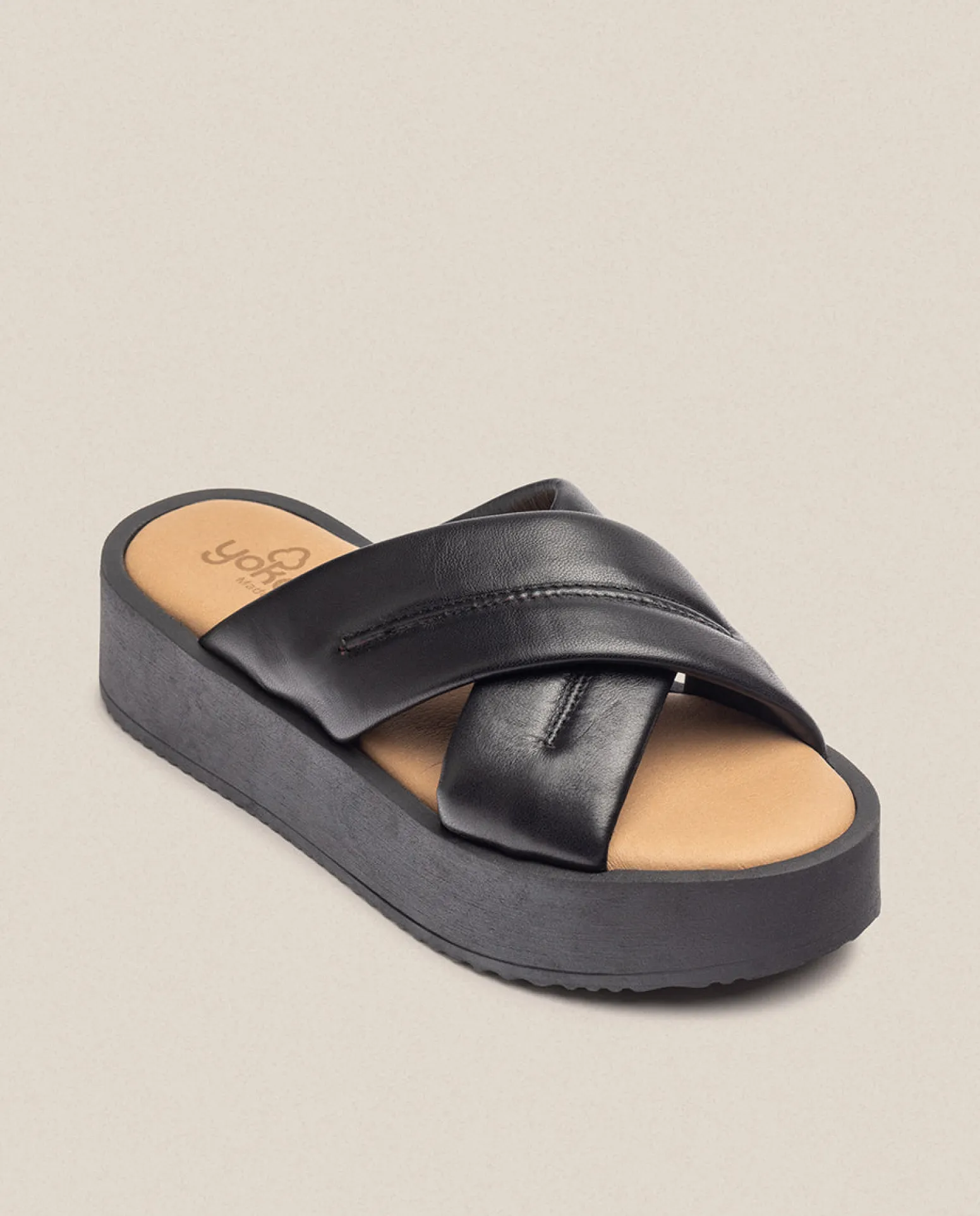 Platform Sandal CARMEN-004 Black