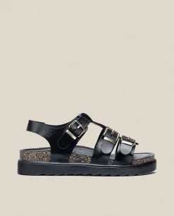 Platform Sandal TUNEZ-114 Black