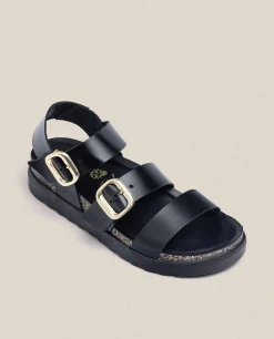 Platform Sandal TUNEZ-127 Black