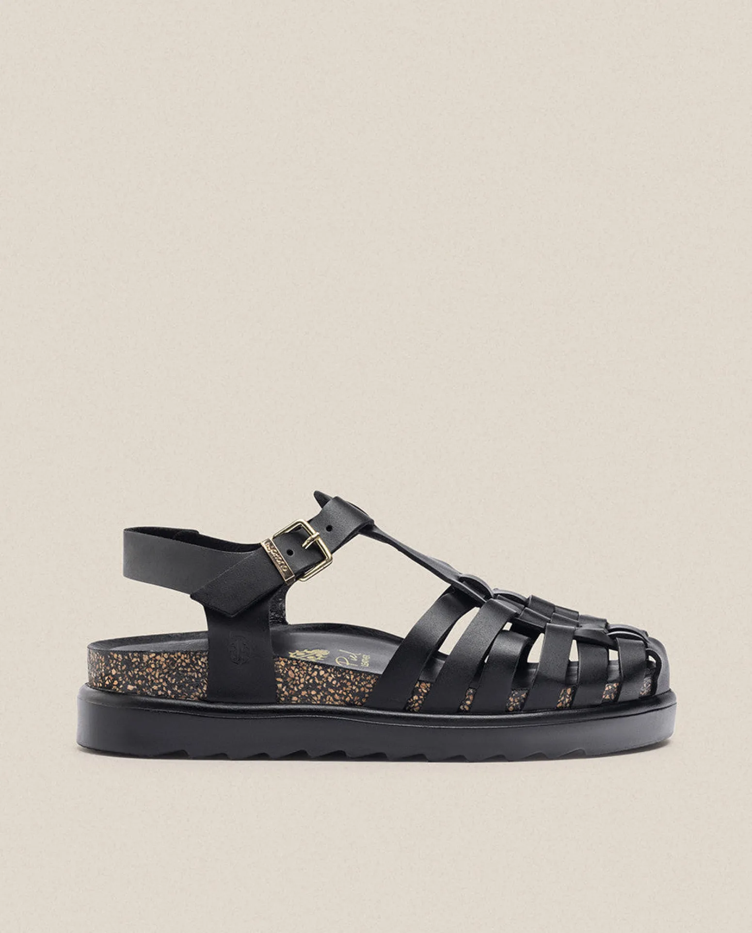 Platform Sandal TUNEZ-017 Black