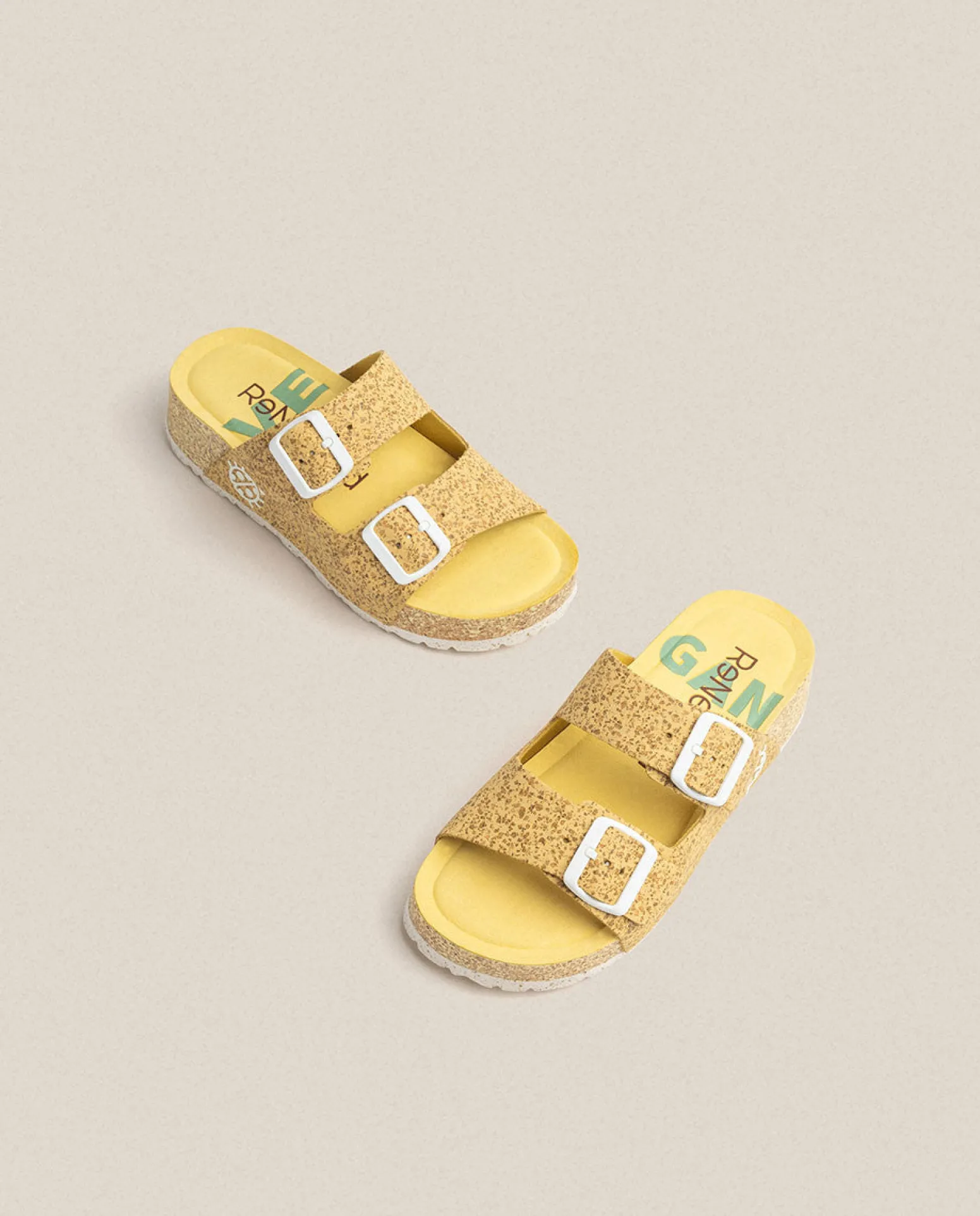 Platform Sandal West 003 Yellow