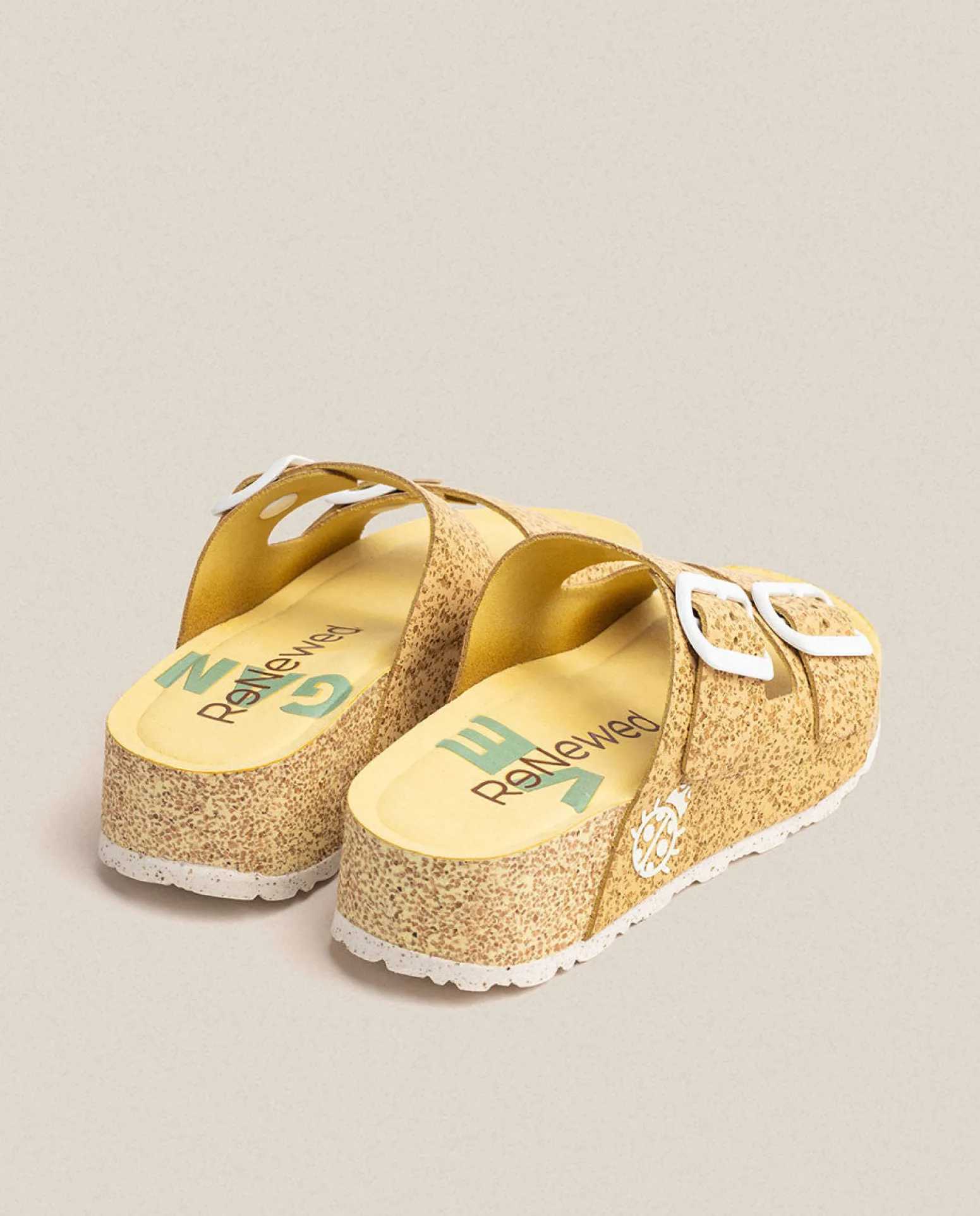 Platform Sandal West 003 Yellow
