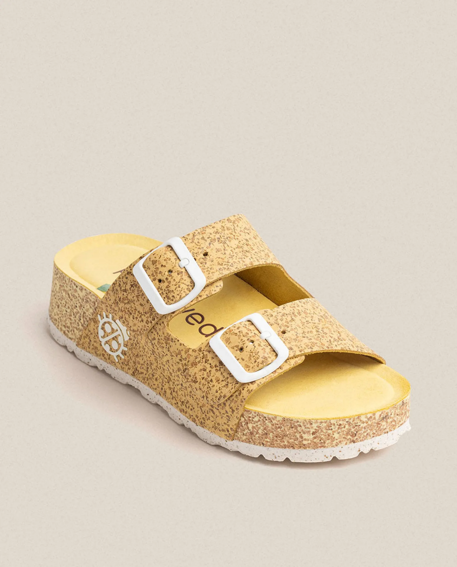 Platform Sandal West 003 Yellow
