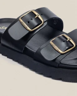Sandalia Plana Man 001 Negro