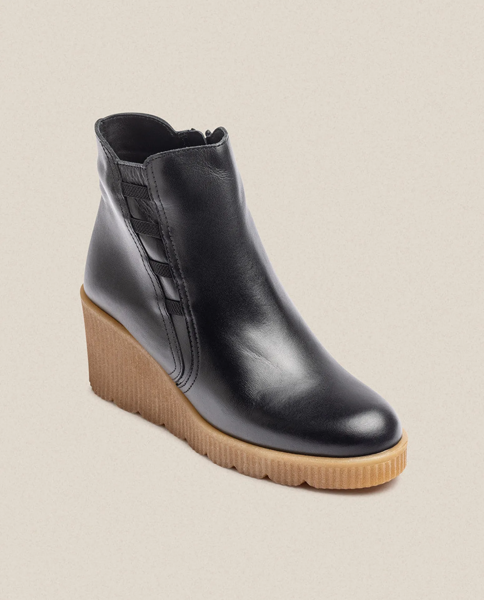 Wedge Ankle Boot MADONA-006 Black