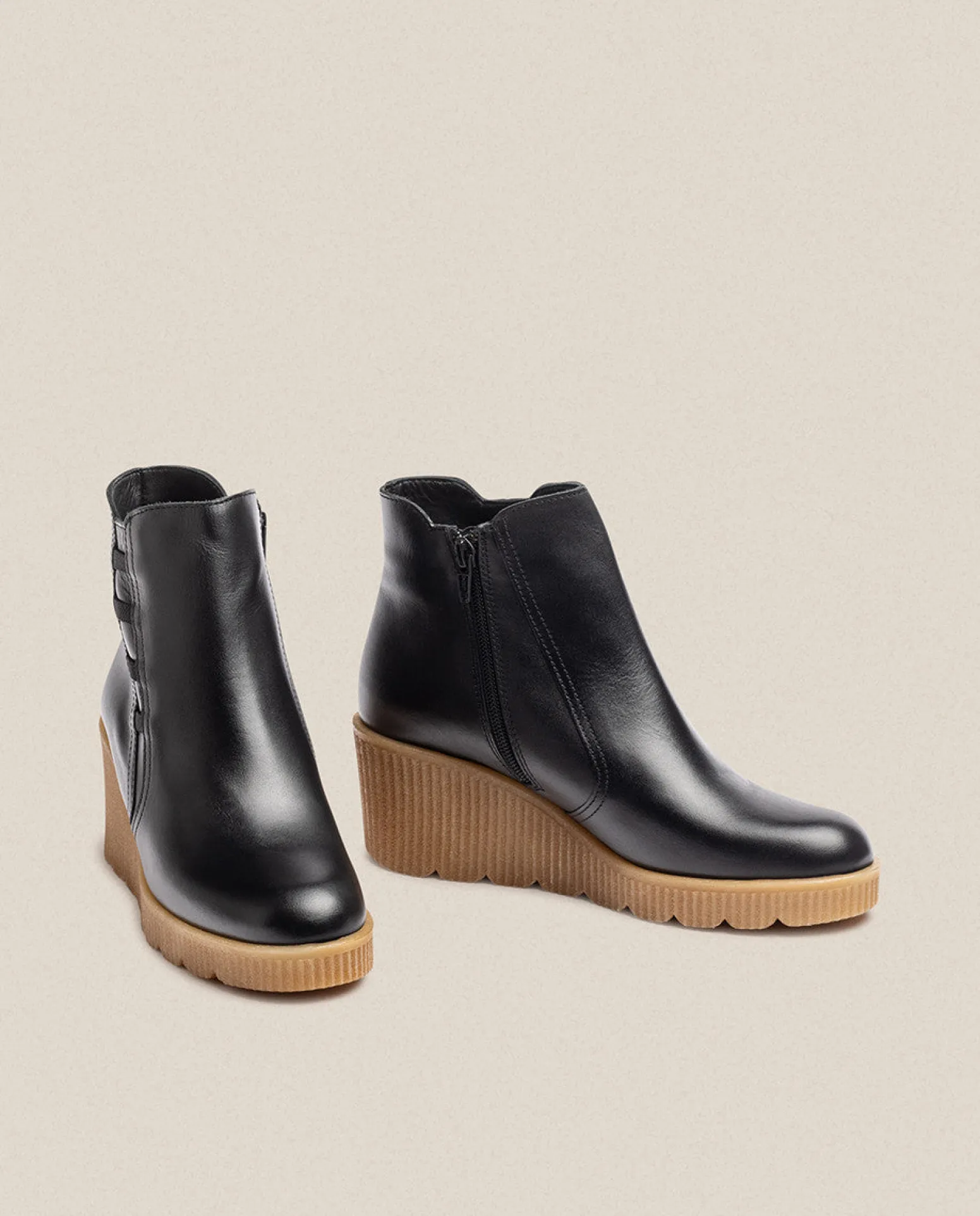 Wedge Ankle Boot MADONA-006 Black