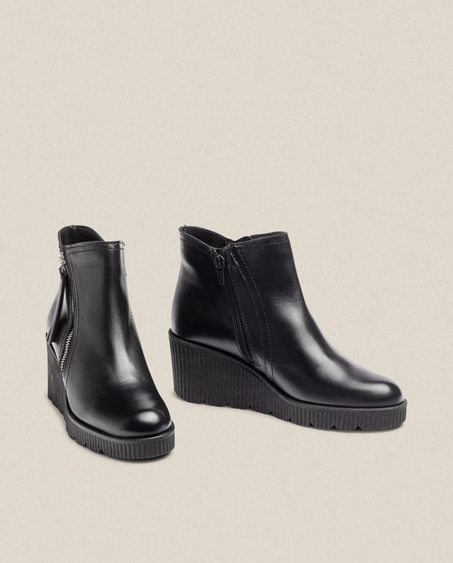 Wedge Ankle Boot MADONA-007 Black