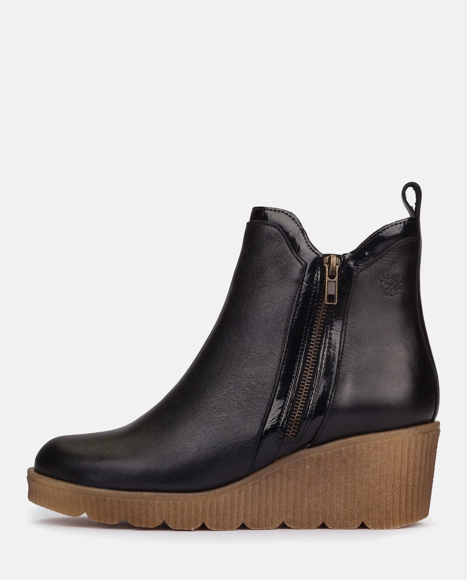 Wedge Booty MADONA-002 Black