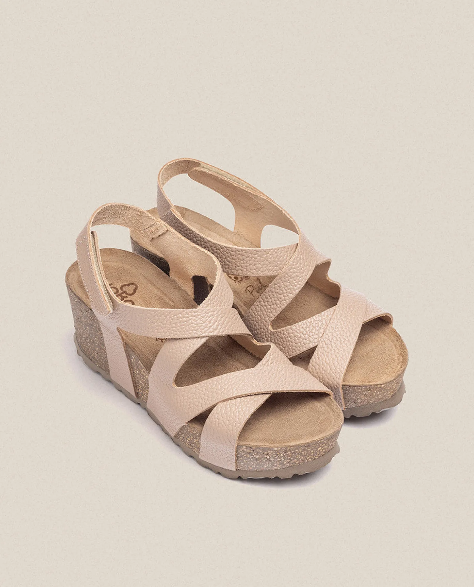 Wedge Sandal BARI-303 Beige