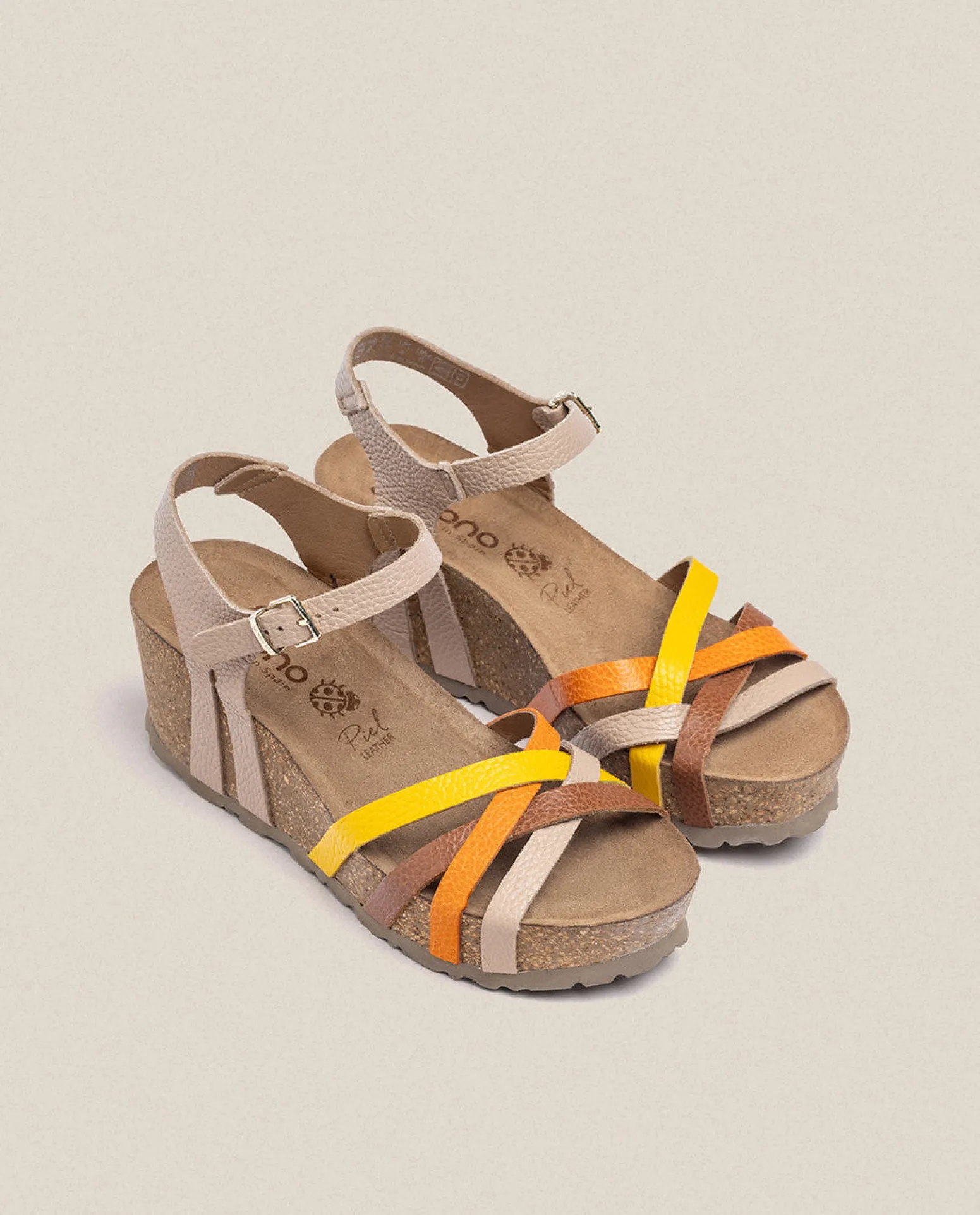 Wedge Sandal BARI-302 Beige