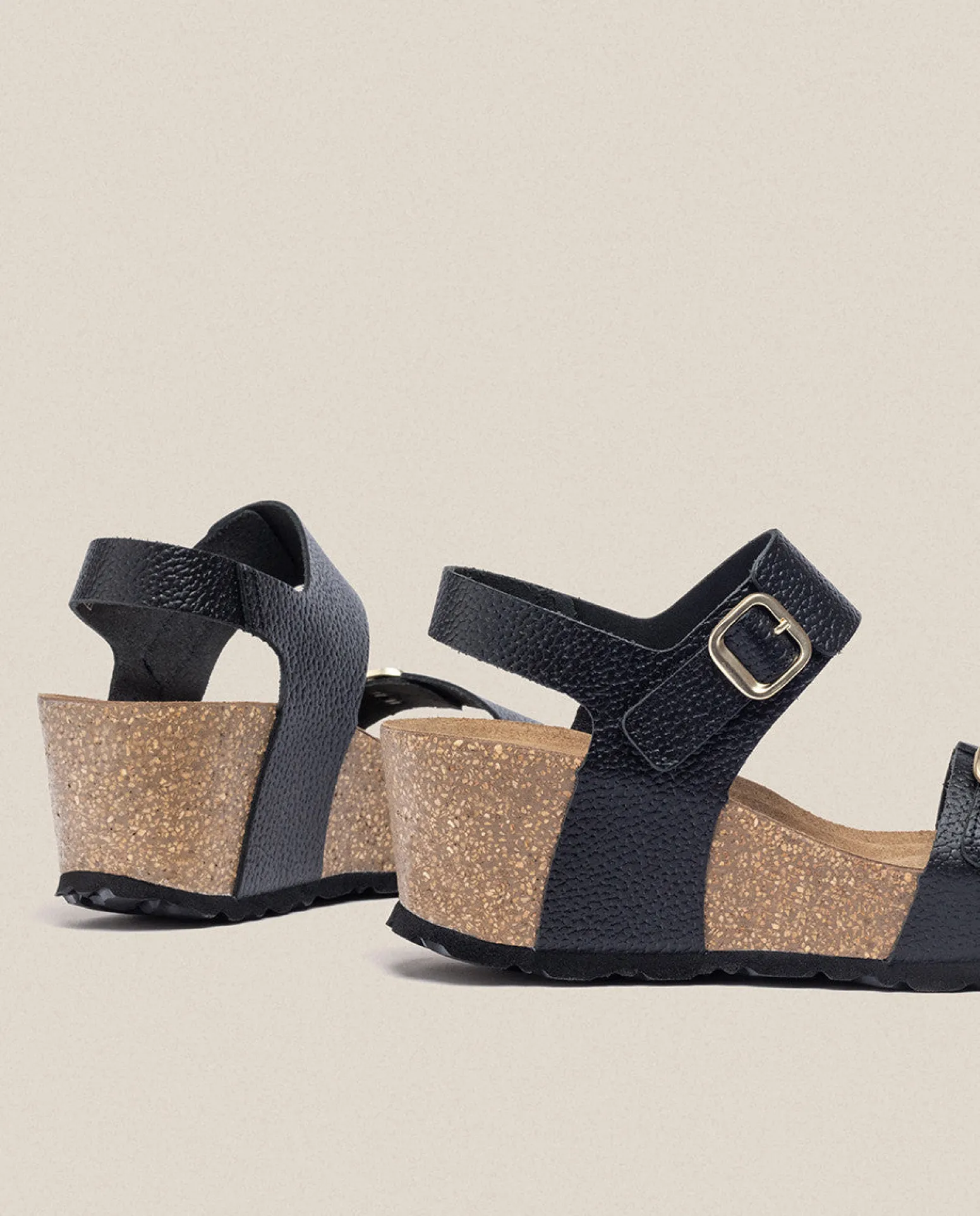 Wedge Sandal BARI-301 Black