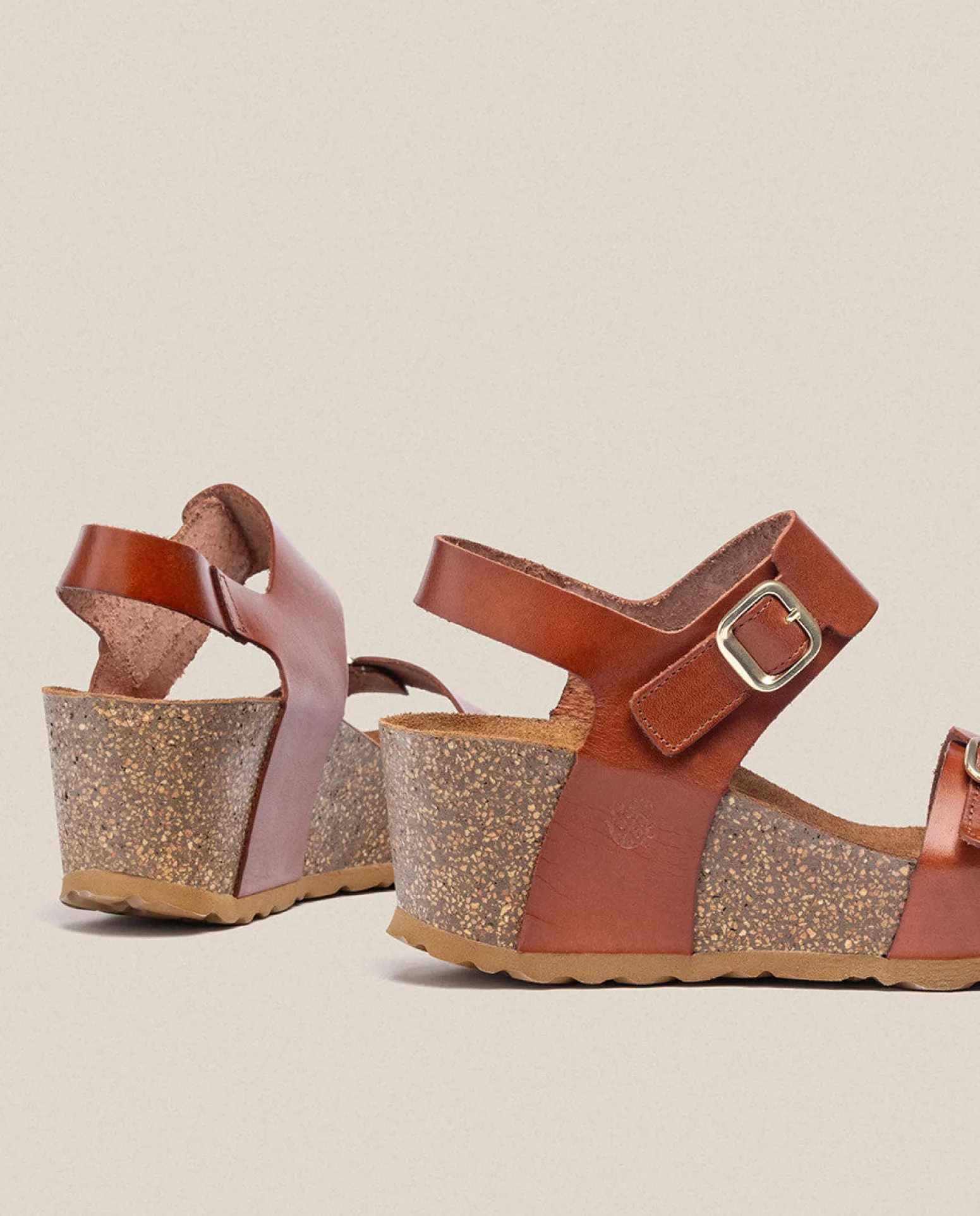 Wedge Sandal BARI-301 Brown
