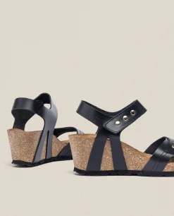 Wedge Sandal CADIZ-303 Black
