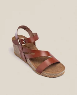 Wedge Sandal CADIZ-302 Brown