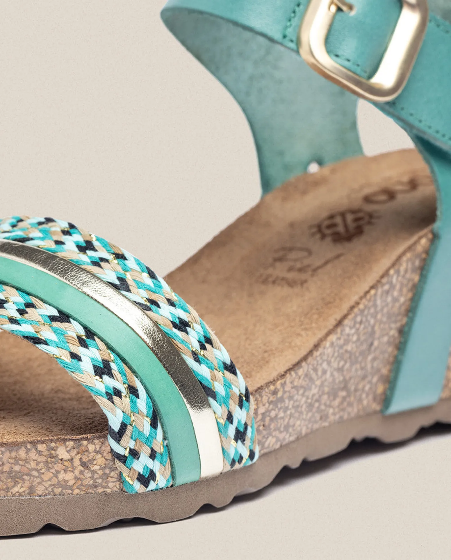 Wedge Sandal CADIZ-306 Green
