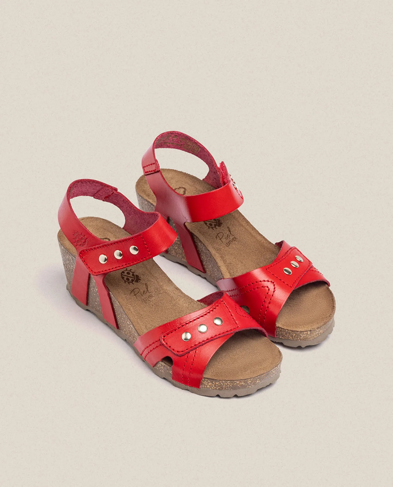 Wedge Sandal CADIZ-303 Red