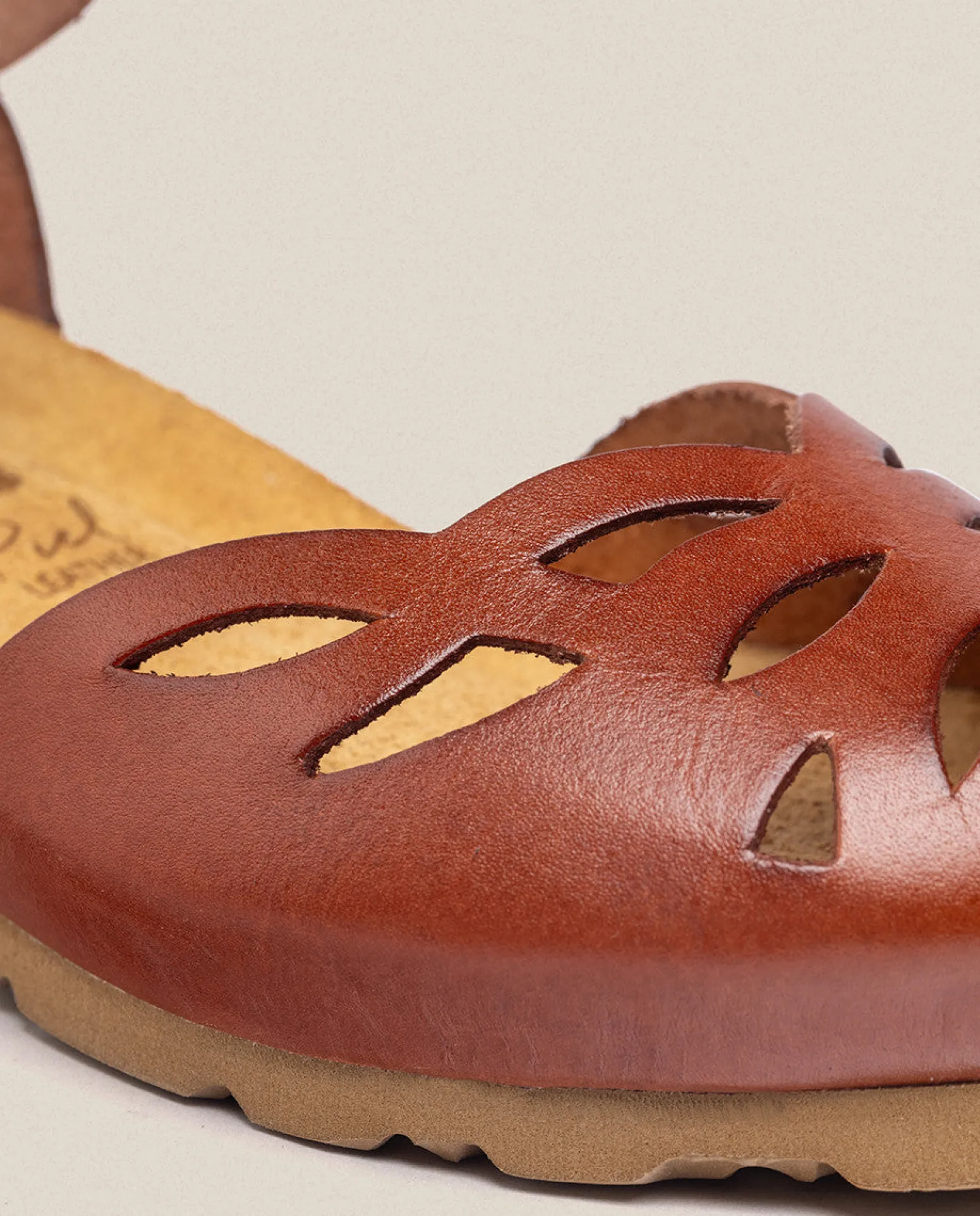 Wedged Sandal MONACO-003 Brown